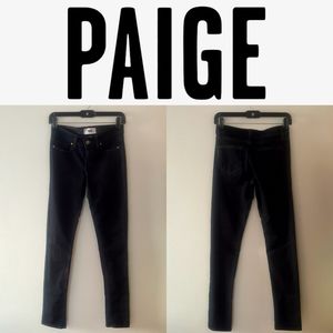 Paige Deep Indigo Skyline Skinny Jean Size 25